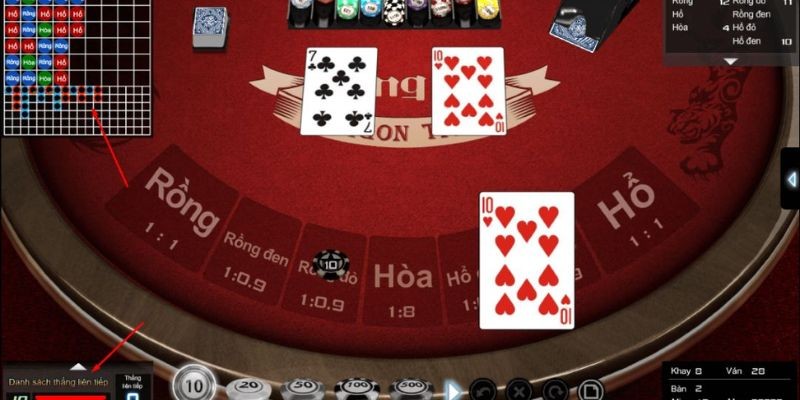 Hướng dẫn chi tiết cách vào game rồng hổ